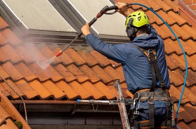 Démoussage et hydrofuge de toiture à Digosville